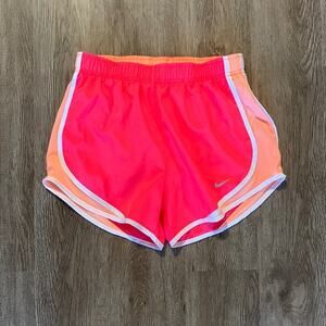 Nike Tempo Running Shorts Neon Pink & Orange Size Small Athletic